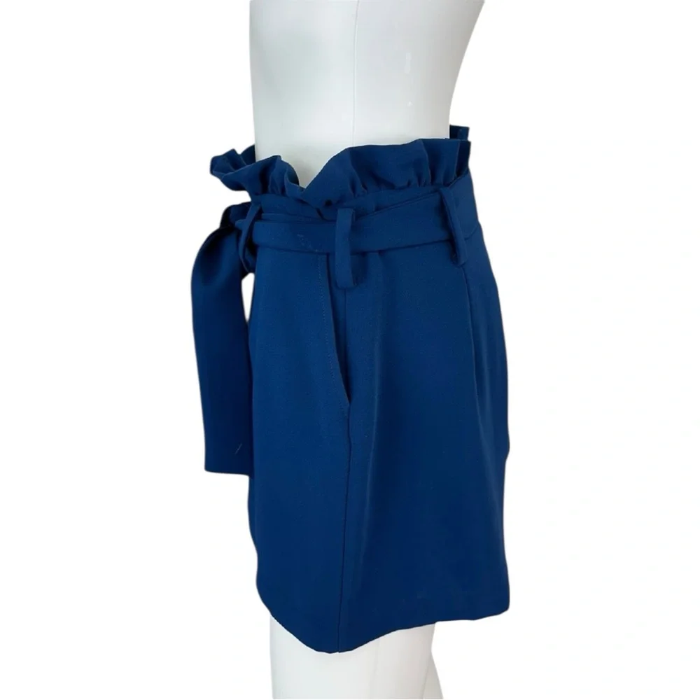 AMANDA UPRICHARD Blue Wyatt Paperbag Size S D0165